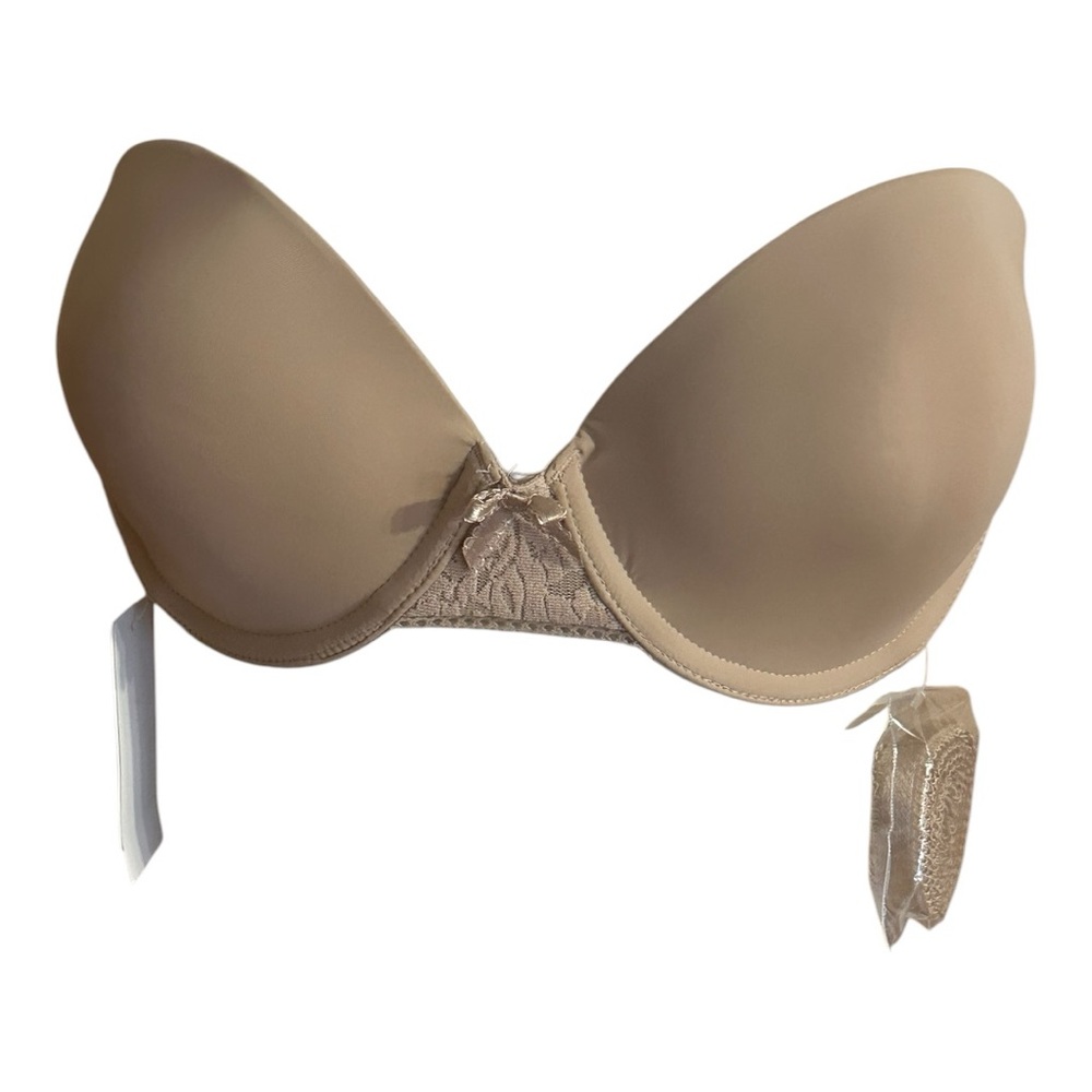 Wacoal b.tempted Modern Method STRAPLESS  Underwire Lace Bra 954217 sz32D